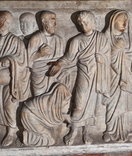 sarcophage romain cathédrale de clermont ferrand